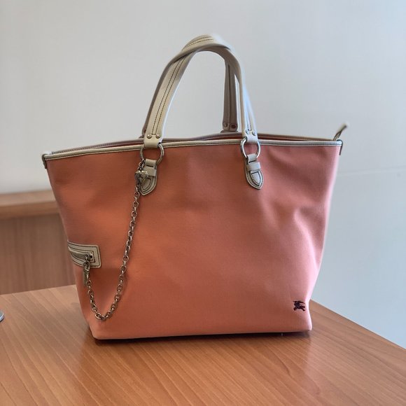 Burberry Blue Label Large Canvas Tote Bag - Picture 1 of 10